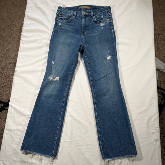 Joe’s jeans HI(rise) honey. High rise curvy cropped boots. Size 28. Distressed - Picture 1 of 7